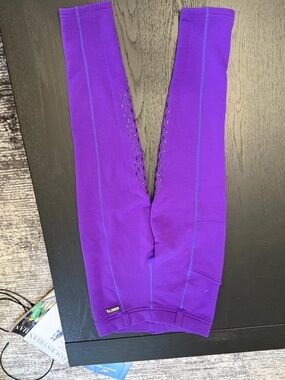 Kerrits Purple Kids Fleece Winter Riding Leggings Size Large